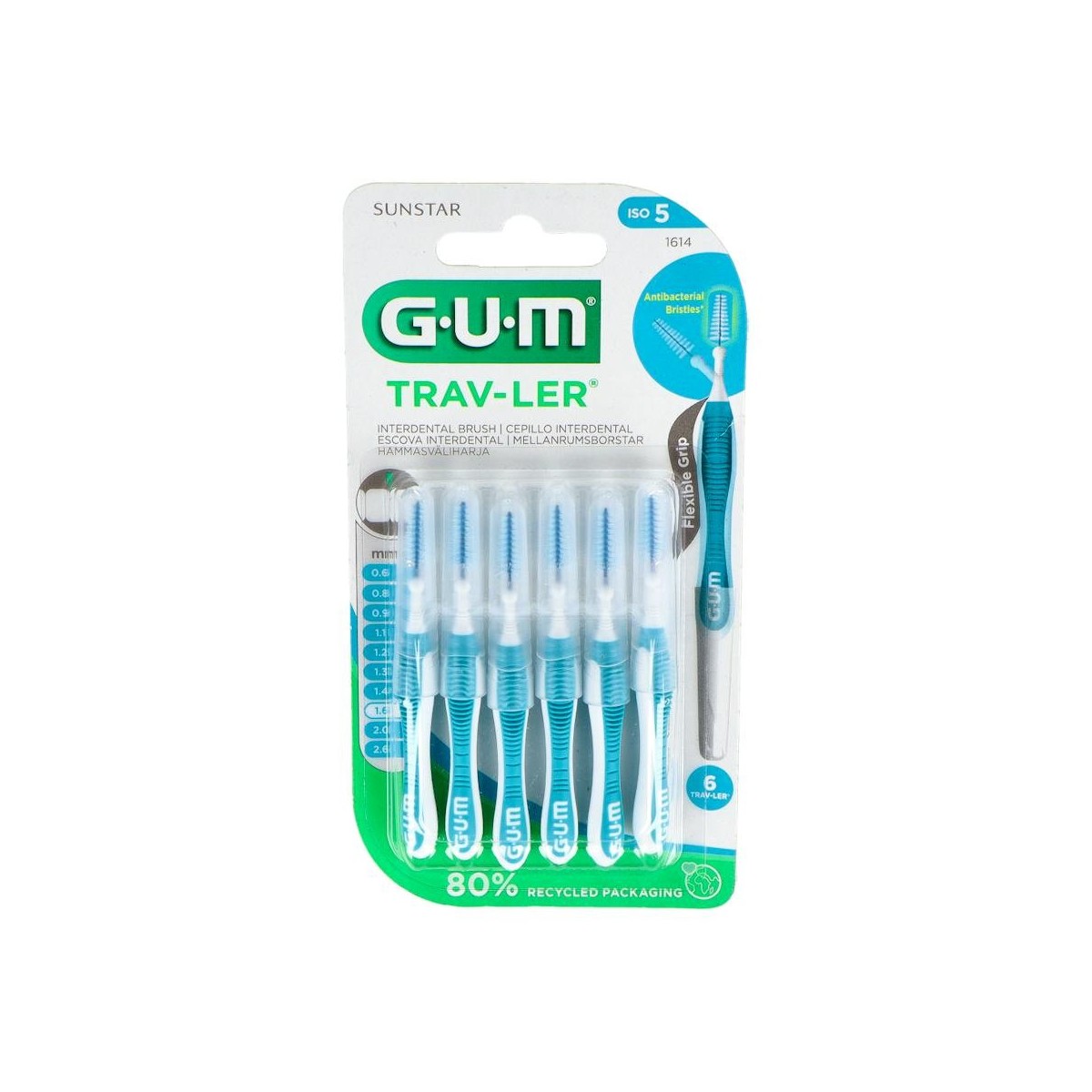 CEPILLO INTERDENTAL GUM TRAV-LER 1614 1,6MM...