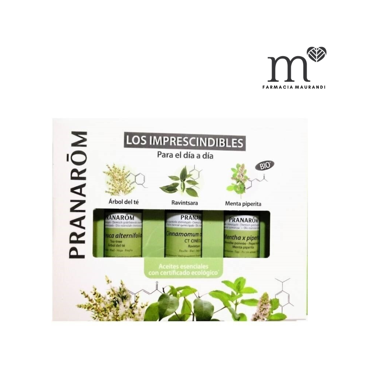 Pranarom Cofre Los Imprescindibles Bio 3X 5 Ml