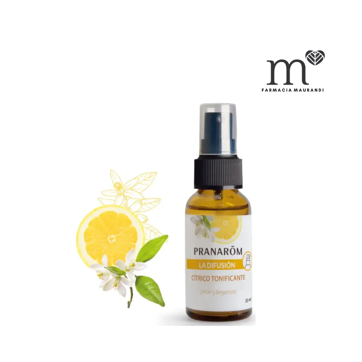 Pranarom Difusion Spray Citrico Tonificante Bio...