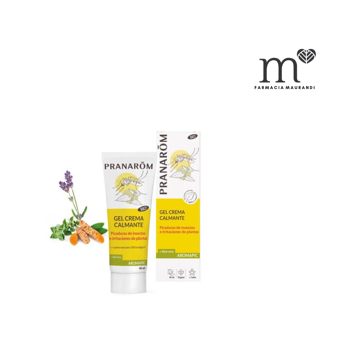 Pranarom Aromapic Gel Calmante 40 Ml Bio