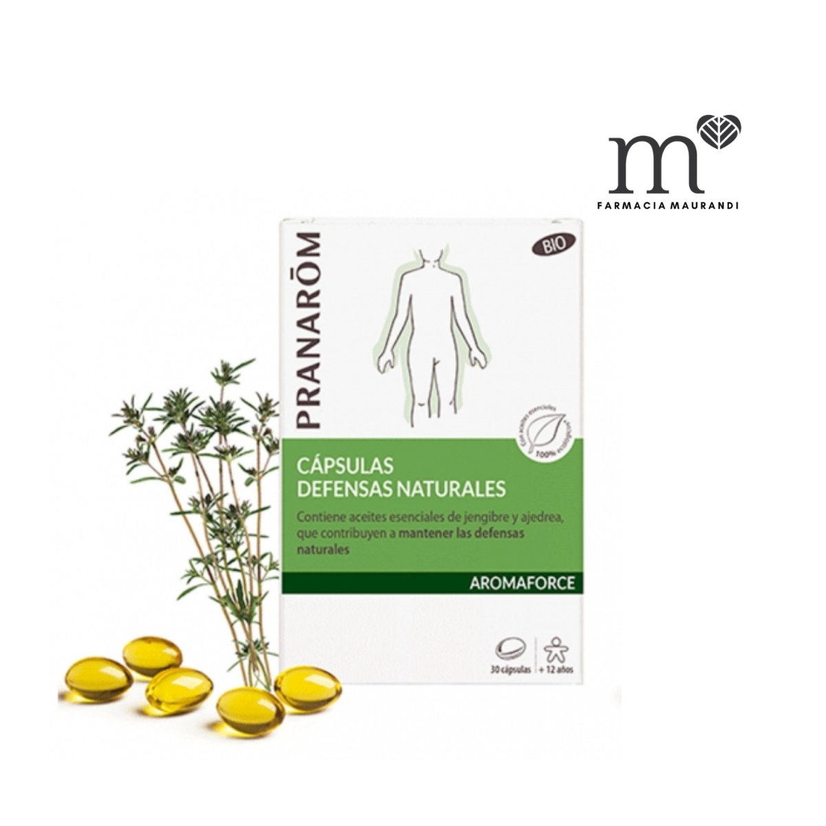 Pranarom Defensas Naturales Bio 30 Cápsulas