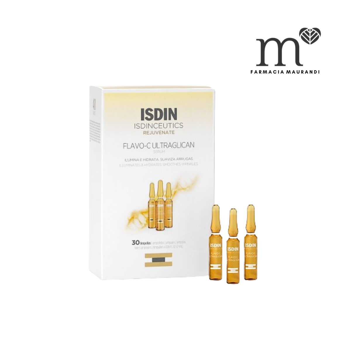 ISDINCEUTICS FLAVO-C ULTRAGLICAN 30 AMPOLLAS 2ML