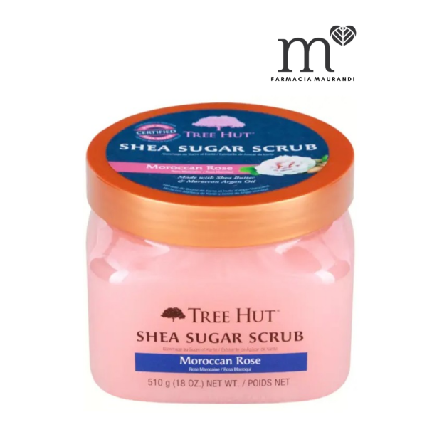 TREEHUT EXFOLIANTE CORPORAL ROSA DE MARRUECOS 510 GR