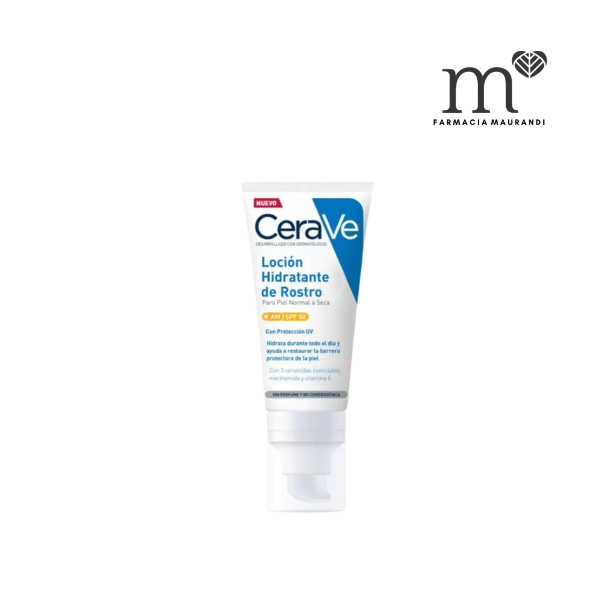 CERAVE LOCION HIDRATANTE ROSTRO SPF50 52ML