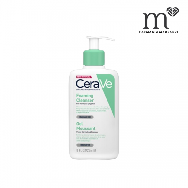 CERAVE GEL LIMPIADOR ESPUMOSO 236ML