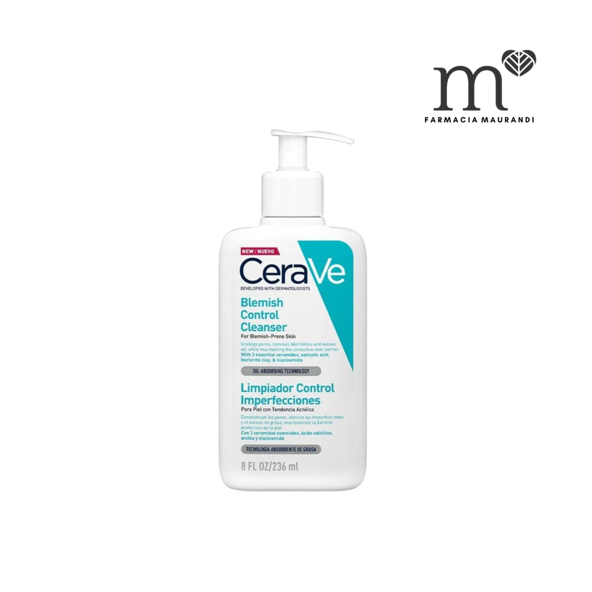 CERAVE LIMPIADOR CONTROL IMPERFECCIONES 236ML