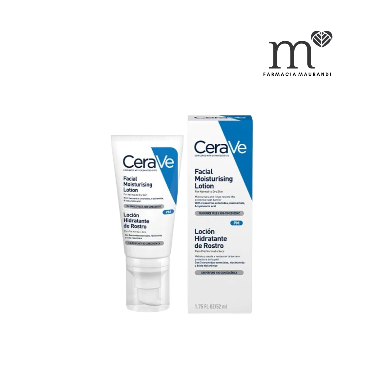 CERAVE LOCION HIDRATANTE ROSTRO PM 52ML