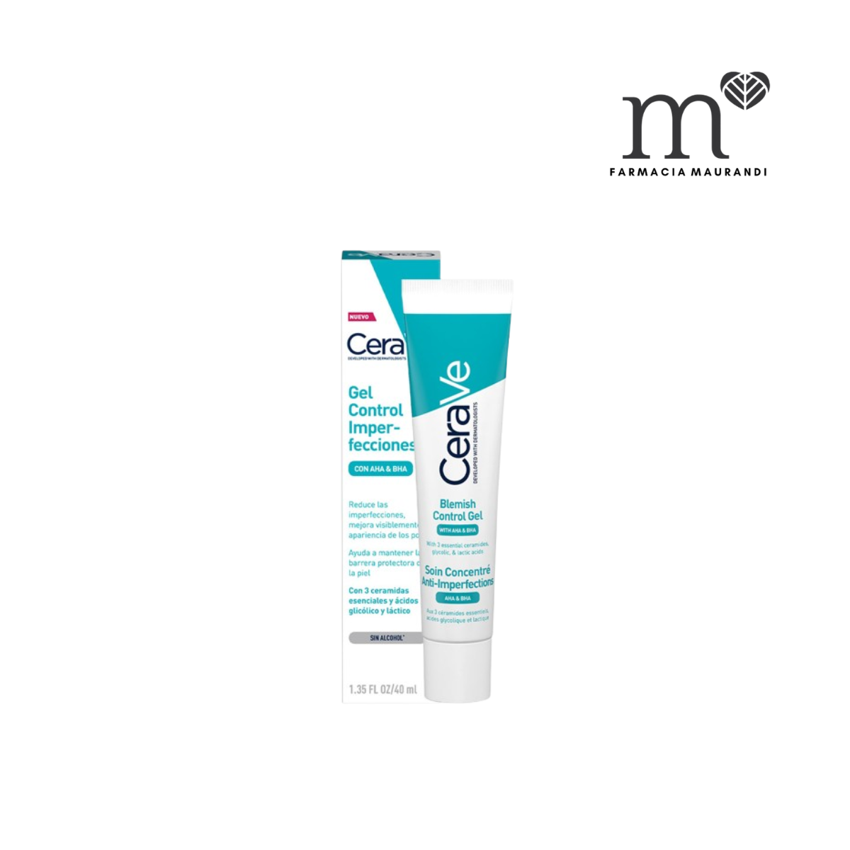 CERAVE GEL CONTROL BLEMISH IMPERFECCIONES 40ML