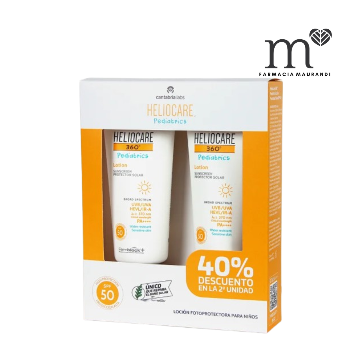 HELIOCARE 360º DUPLO LOTION PEDIATRICA 2x200ML