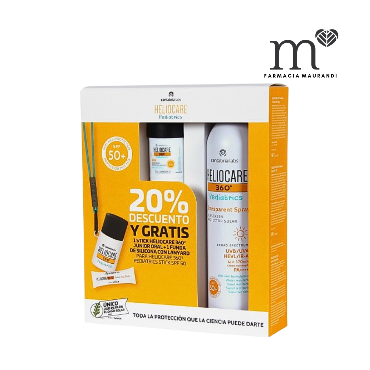 HELIOCARE 360º PEDIATRICS PACK STICK+INVISIBLE...