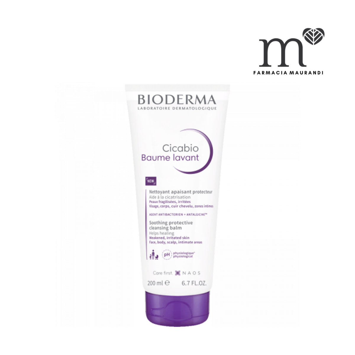 BIODERMA CICABIO BAUME LAVANT 200ML