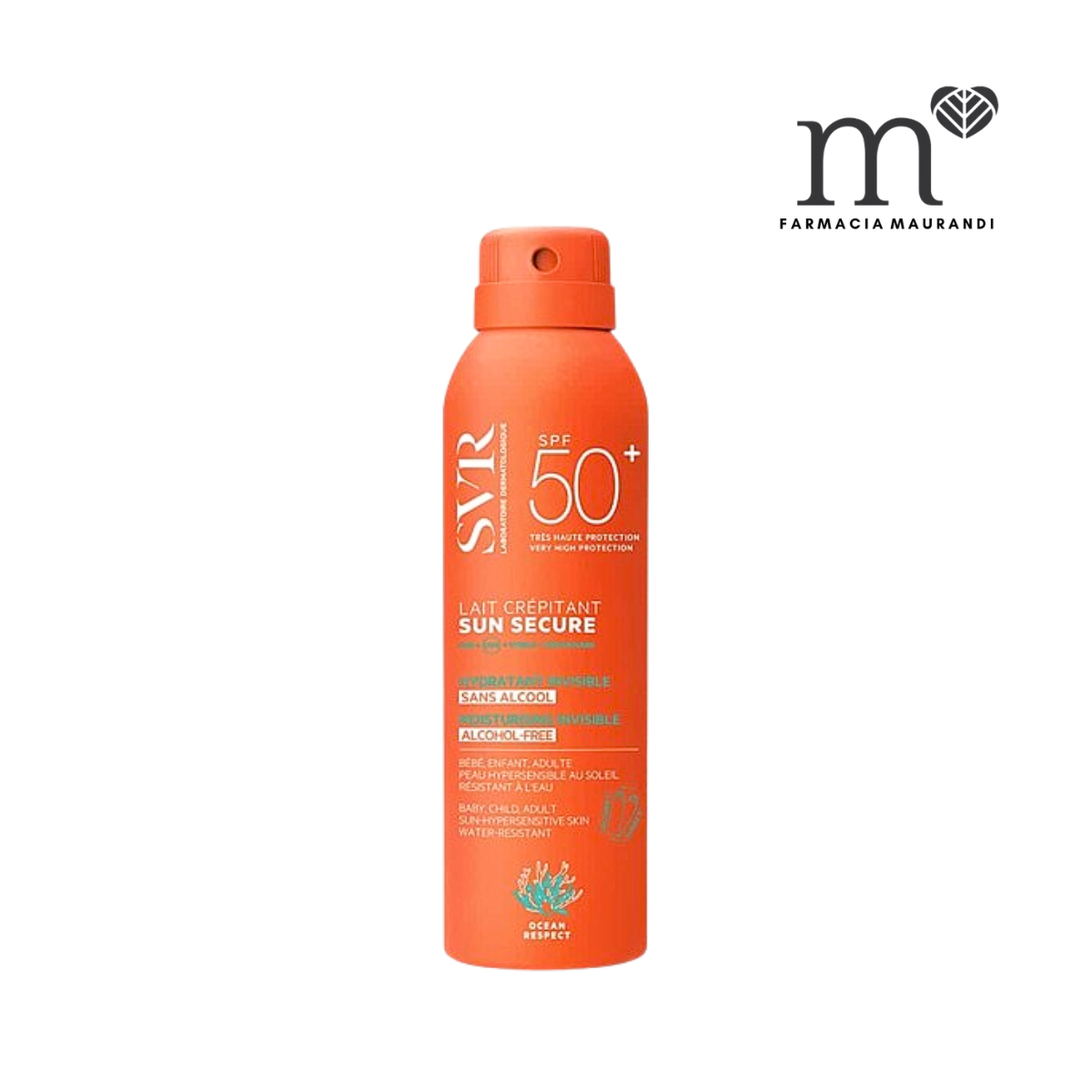 SVR SUN SECURE LAIT CREPITANT SPF50+ 200ML