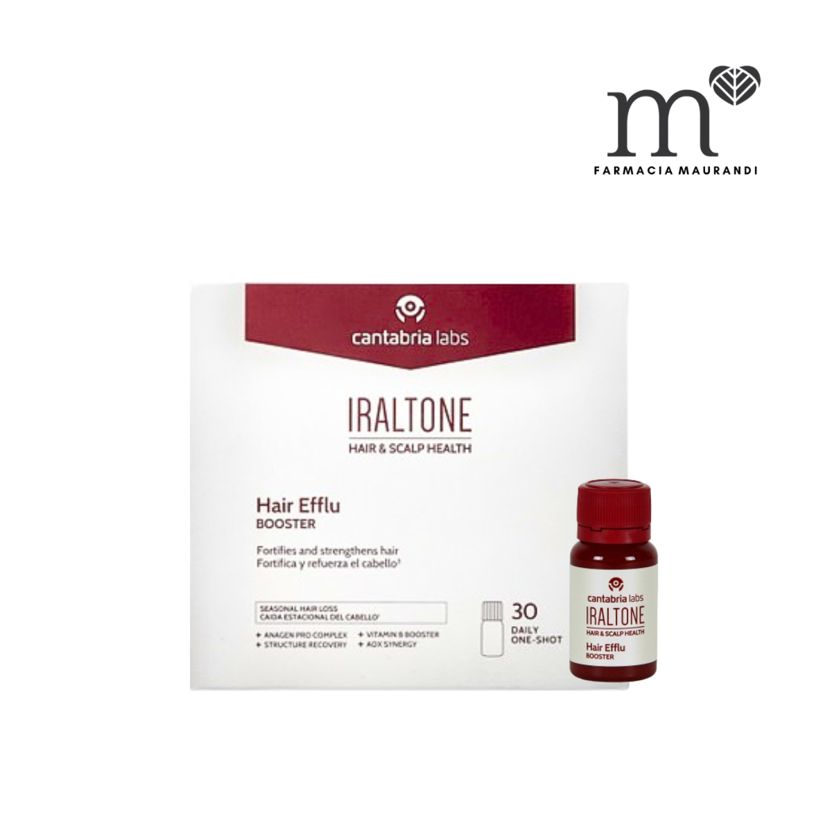 IRALTONE HAIR EFFLU BOOSTER 30 VIALES 15ML