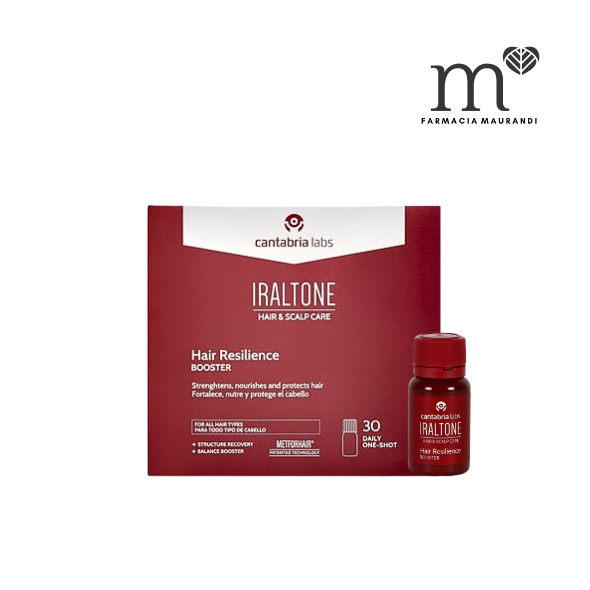 IRALTONE HAIR RESILIENCE BOOSTER 30 VIALES 15ML