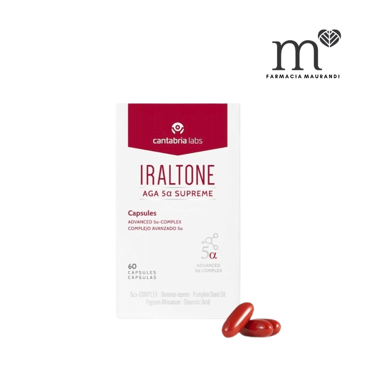 IRALTONE AGA 5ALFA SUPREME 60 CAPSULAS