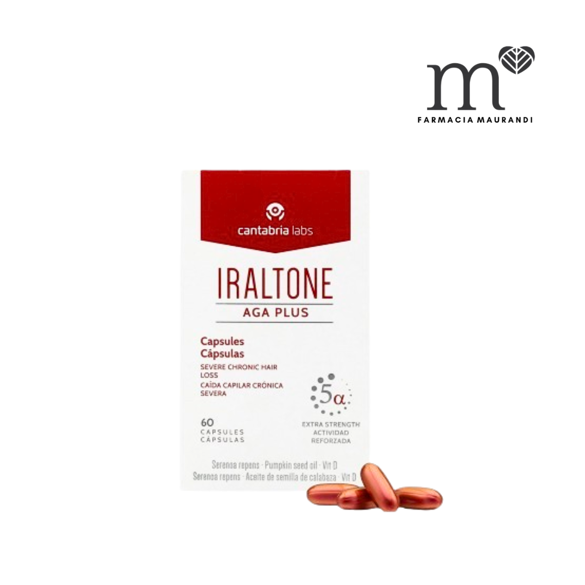 IRALTONE AGA PLUS 60 CAPSULAS