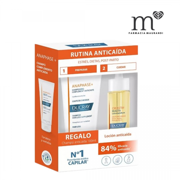DUCRAY PACK CREASTIM REACTIV 60ML + ANAPHASE CHAMPÚ 75ML