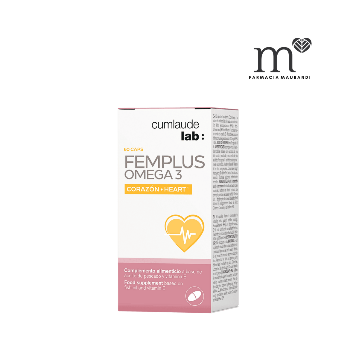 CUMLAUDE LAB FEMPLUS OMEGA 3 60 CAPSULAS