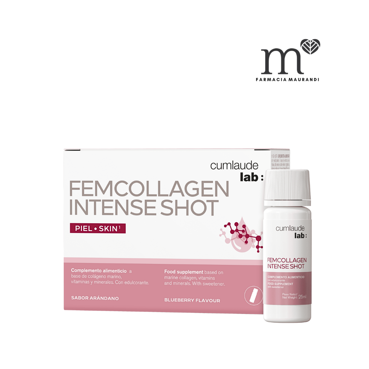 CUMLAUDE LAB FEMCOLLAGEN INTENSE SHOT 7 VIALES