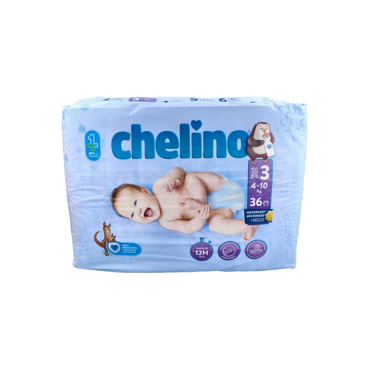 Pañal Inf Chelino Fahion&Love Tumbado 4-10 Kg...