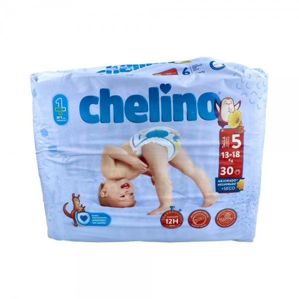 Pañal Inf Chelino Fahion&Love Pasitos 13-18 Kg T5 30 U
