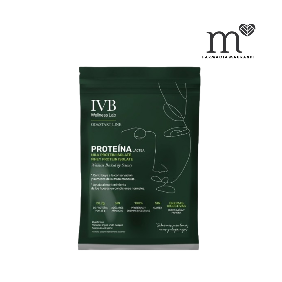 IVB GO&START PROTEÍNA LACTEA 500G