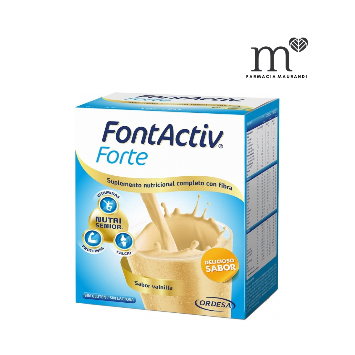 FONTACTIV FORTE VAINILLA 14 SOBRES x 30 GR