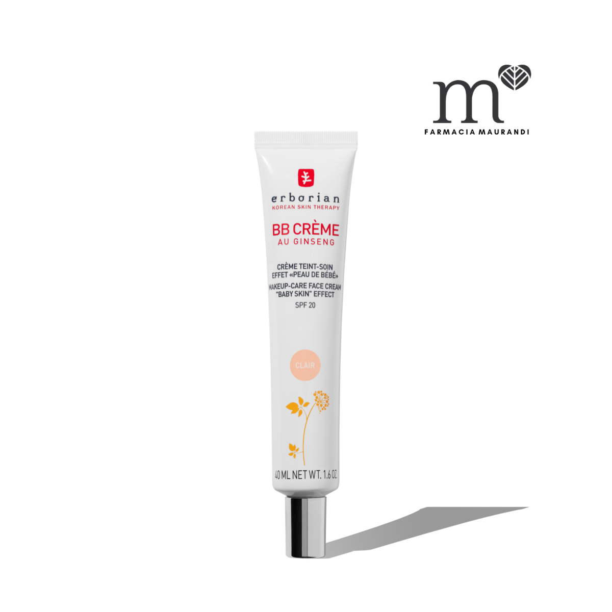 ERBORIAN BB CREME CLAIR SPF20 45ML