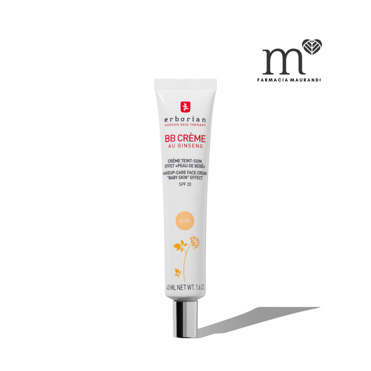 ERBORIAN BB CREME NUDE SPF20 45ML