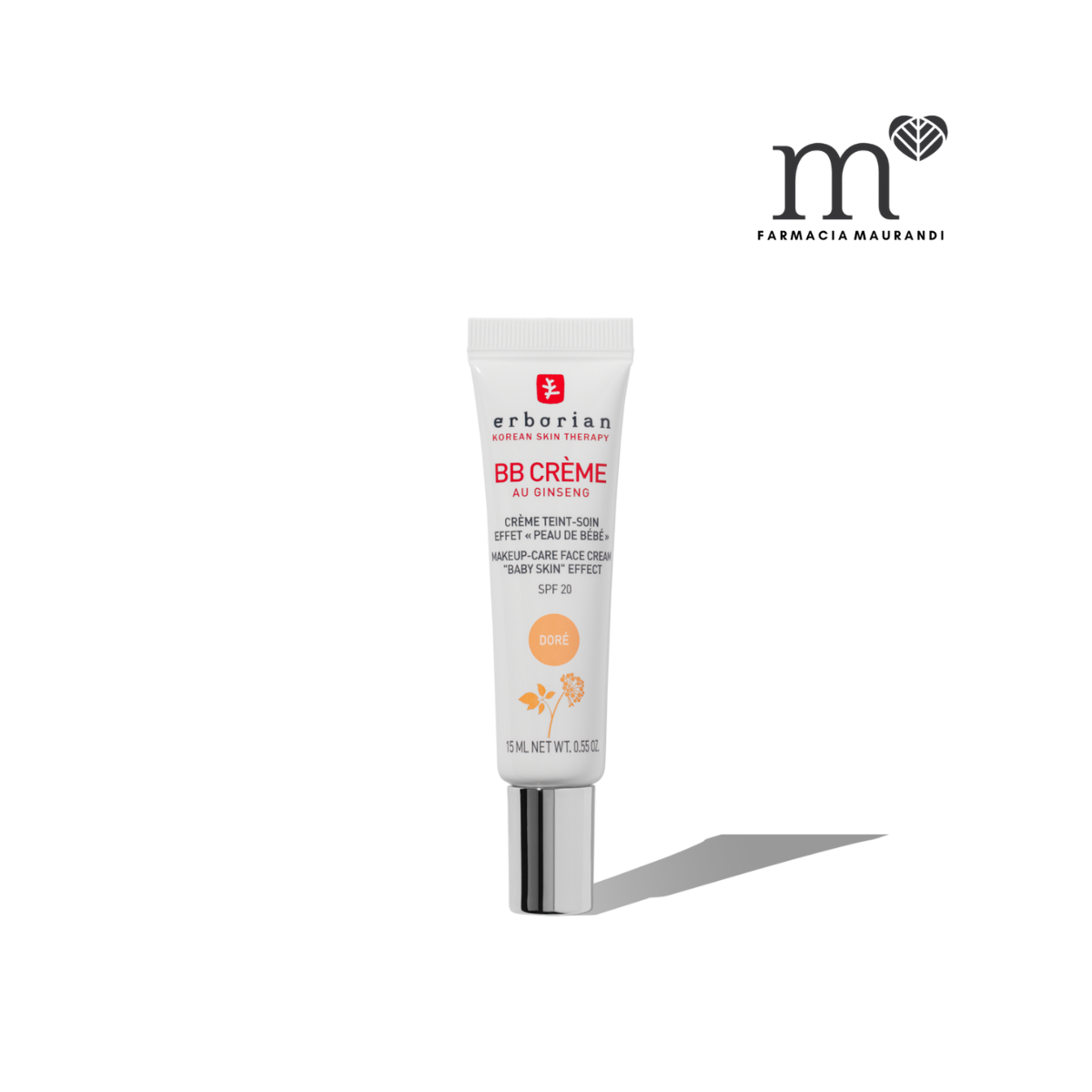 ERBORIAN BB CREME DORE SPF20 15ML