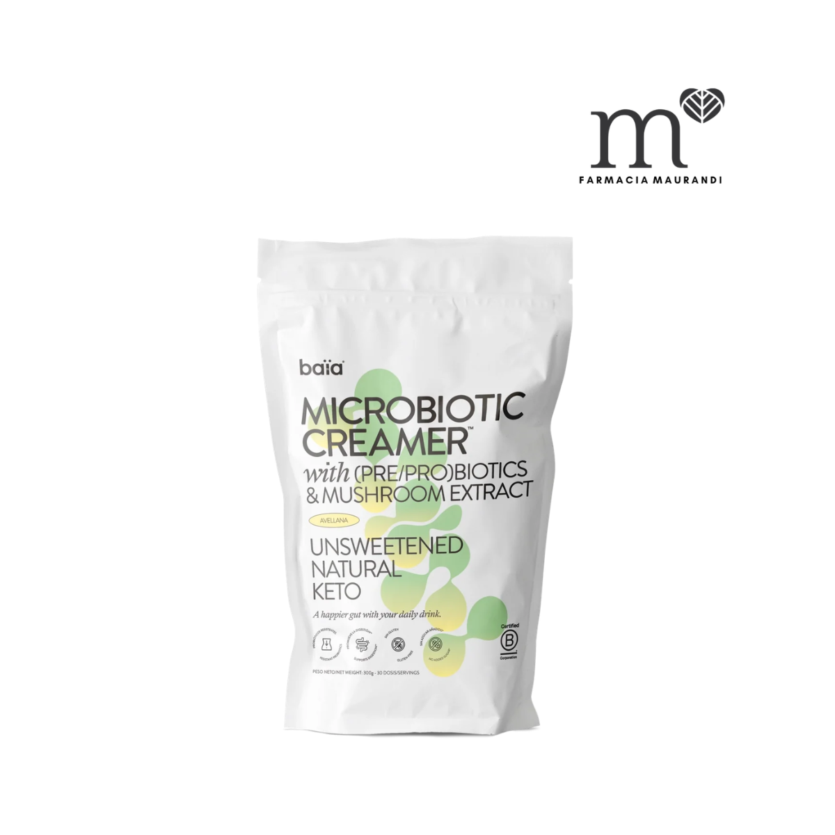 BAÏA MICROBIOTIC CREAMER AVELLANA 300G