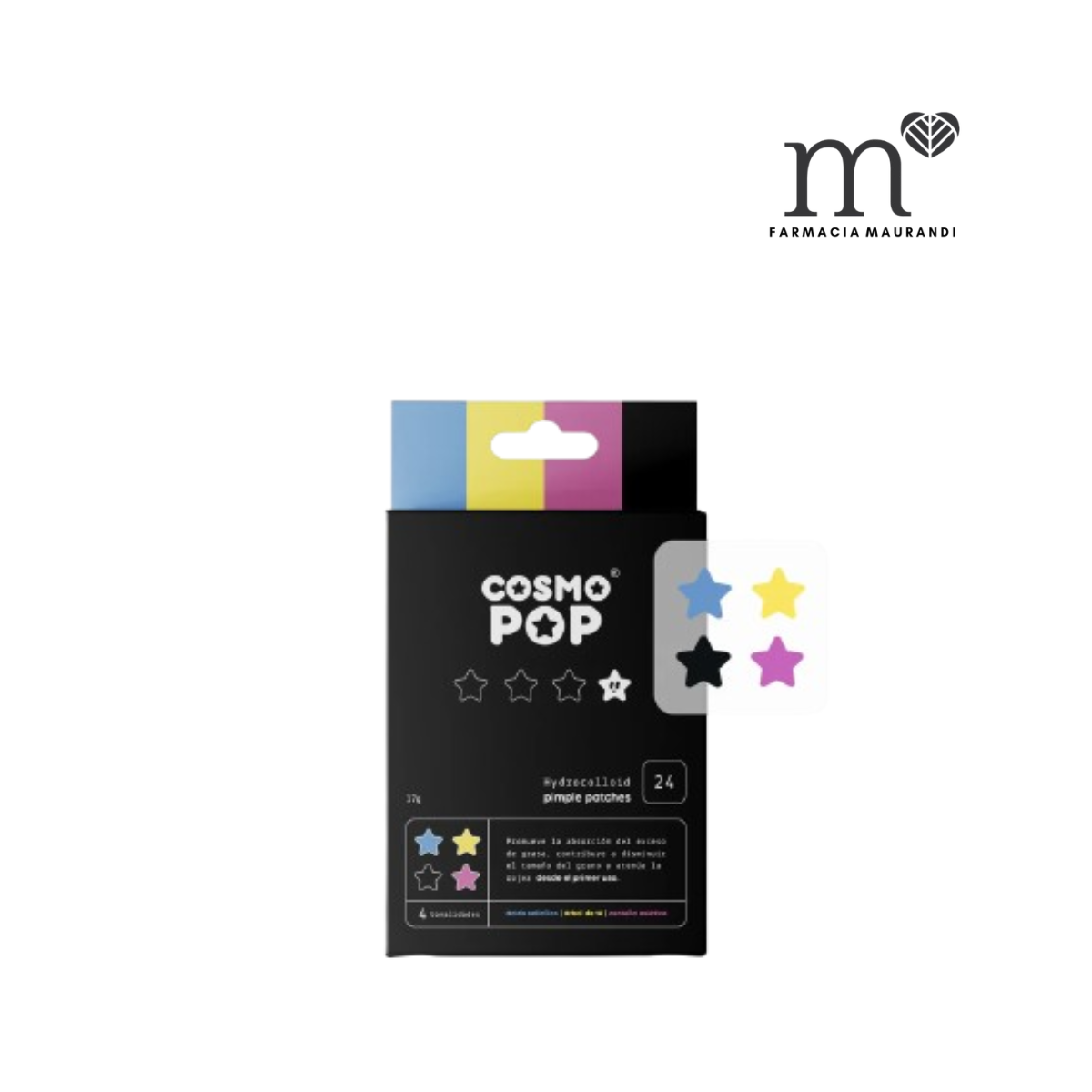 COSMOPOP PACHES ANTI-GRANOS ESTRELLA 24U