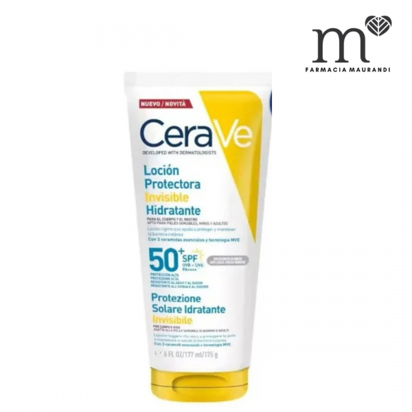 CERAVE LOCION PROTECTORA INVISIBLE SPF50+ 177ML