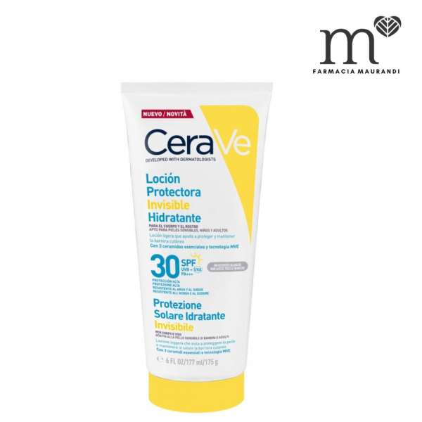 CERAVE LOCION PROTECTORA INVISIBLE SPF30 177ML