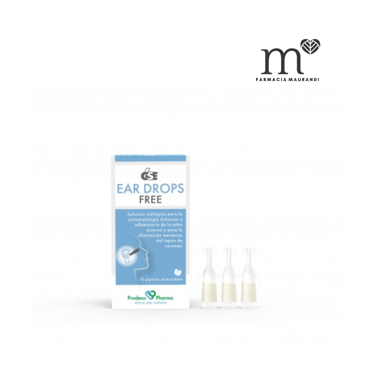 GSE EAR DROPS 10 PIPETAS RECERRABLES DE 0,3ML