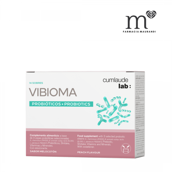 CUMLAUDE LAB VIBIOMA 14 SOBRES 3G SABOR MELOCOTÓN