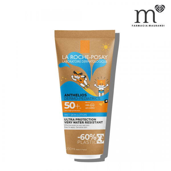 ANTHELIOS DERMO-PEDIATRICS LOCIÓN WET SKIN SPF50+ 200ML