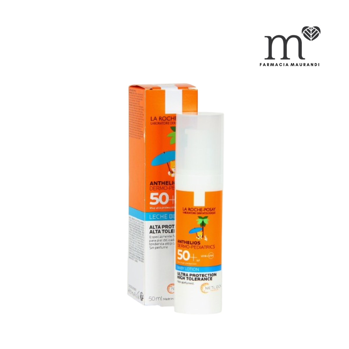 ANTHELIOS DERMO-PEDIATRICS LECHE BEBÉ SPF50+ 50ML