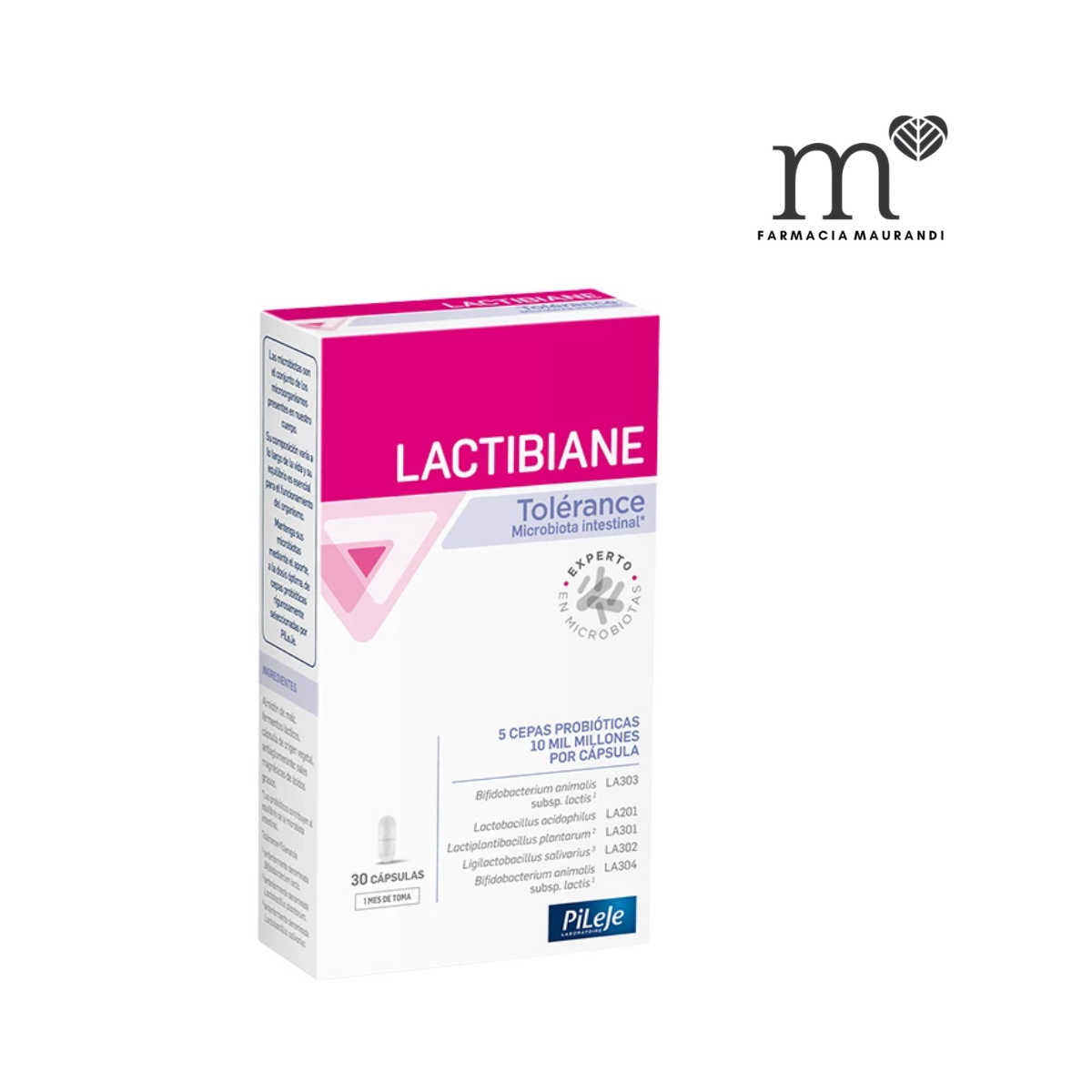 PILEJE LACTIBIANE TOLERANCE 30 CAPSULAS