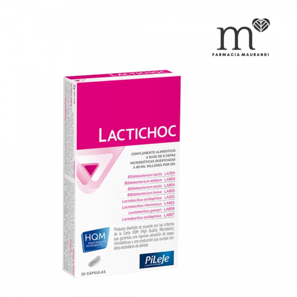 PILEJE LACTICHOC 20 CAPSULAS