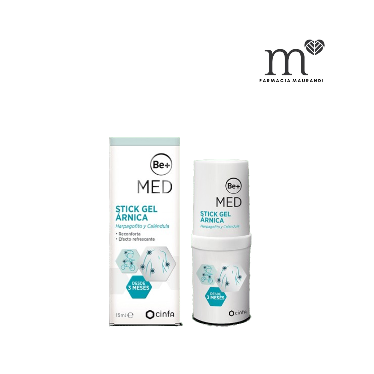 BE+ MED PEDIATRICS STICK GEL ARNICA 15ML