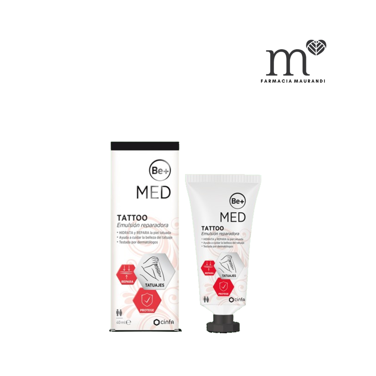 BE+ MED TATTOO EMULSION REPARADORA 50ML