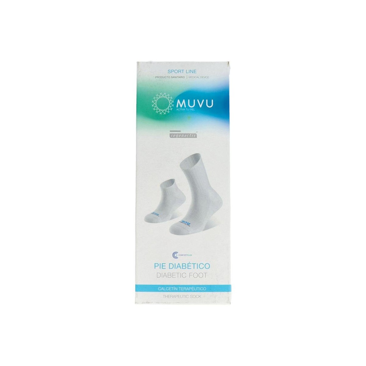 CALCETIN MILOS PIE DIABETICO BLANCO T/M 39-42