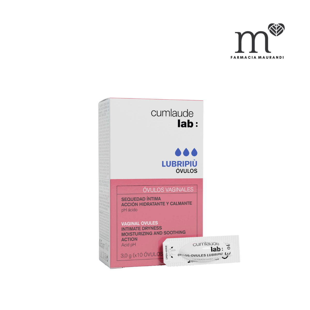 CUMLAUDE LAB LUBRIPIU OVULOS 10U