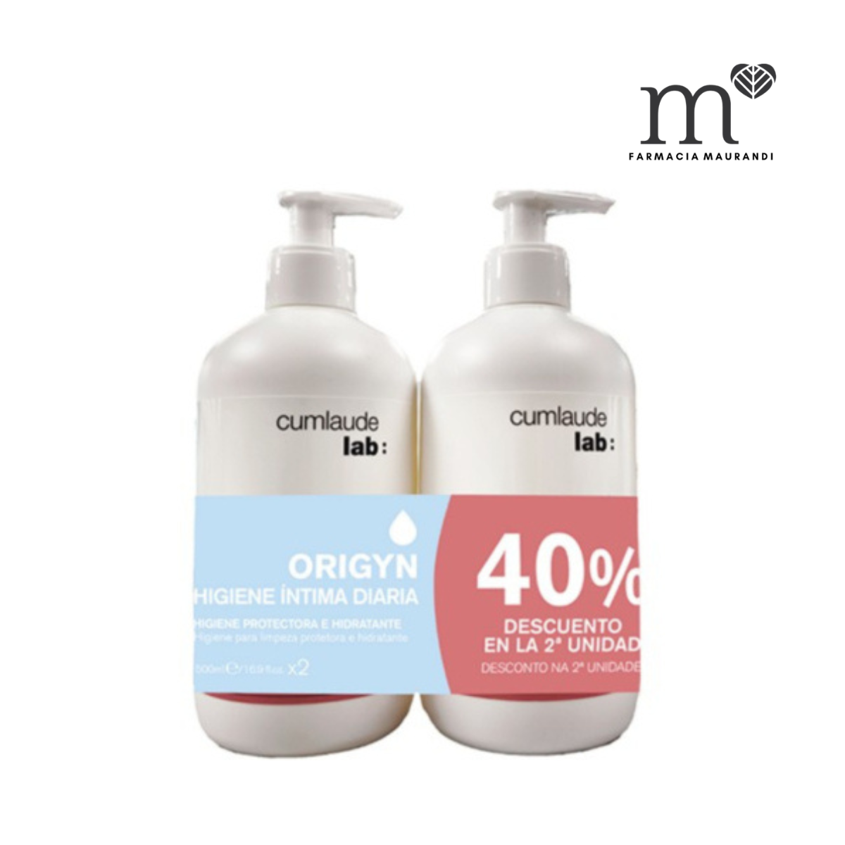 CUMLAUDE LAB PACK ORIGYN HIGIENE INTIMA 2ª UD...