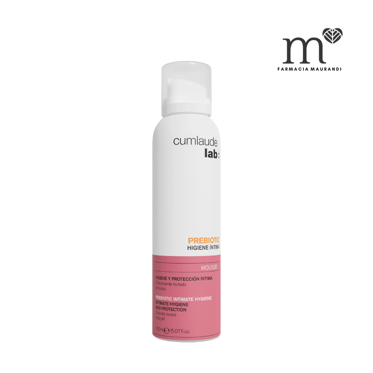 CUMLAUDE LAB PREBIOTIC MOUSSE HIGIENE INTIMA 150ML