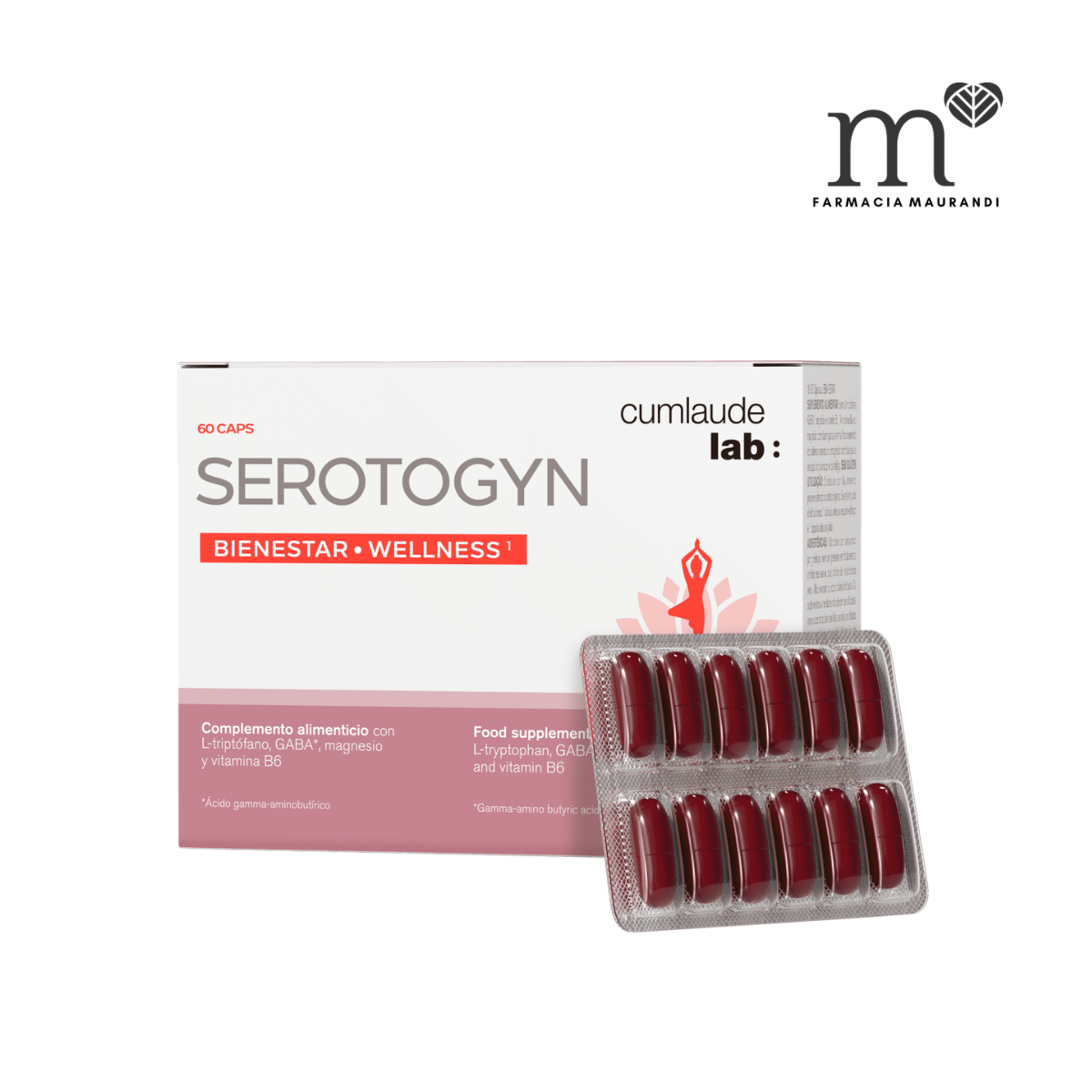 CUMLAUDE LAB SEROTOGYN 60 CAPSULAS