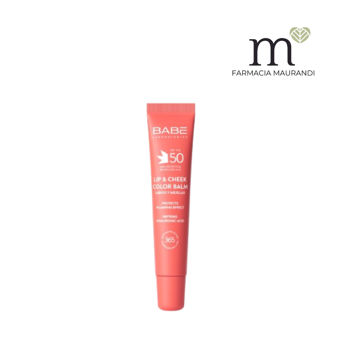 BABE LIP & CHEEK COLOR BALM PEACH SPF50 20ML