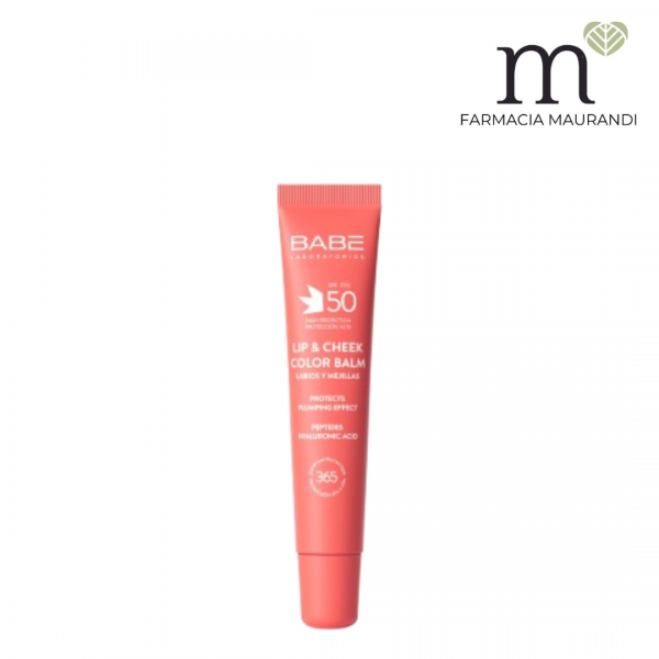 BABE LIP & CHEEK COLOR BALM PEACH SPF50 20ML