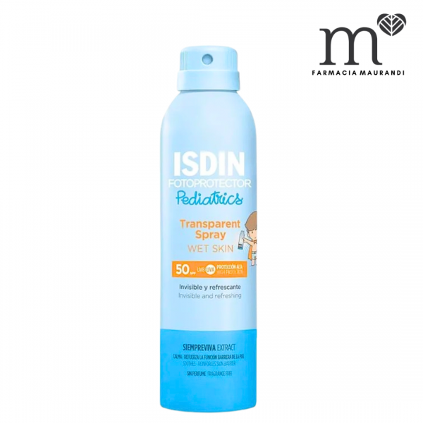 ISDIN PEDIATRICS TRANSPARENT SPRAY WET SKIN SPF50 250ML